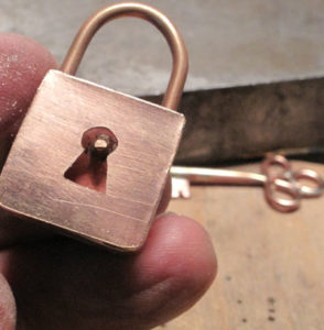 Brass lock, , Richard Salley, Clasps, Hinges, and Mechanisms