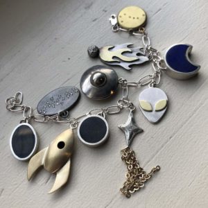 June Cream - Outer Space - Charm Bracelet Challenge 2019