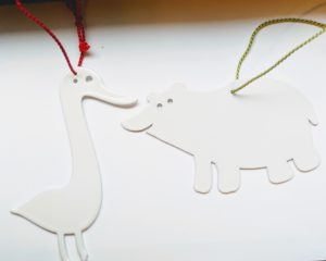 Powder coated animal silhouettes, Tegan Wallace - Jewelry & Metalsmithing Summer Camp for Kids 13+